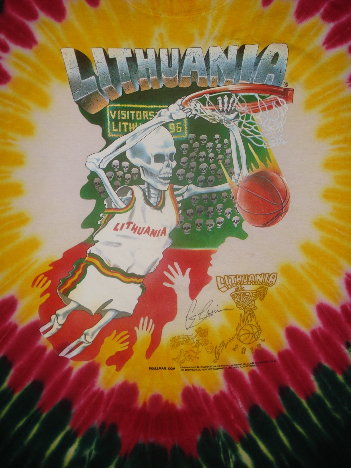 1992 lithuanian basketball team jersey