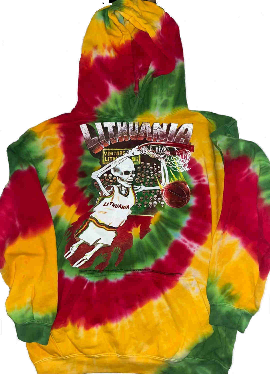 Lithuania basketball tie dye tshirts